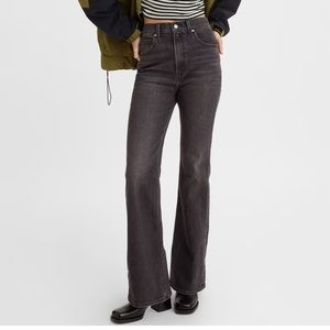 LEVIS 70s HIGH FLARE BLACK SIZE 27